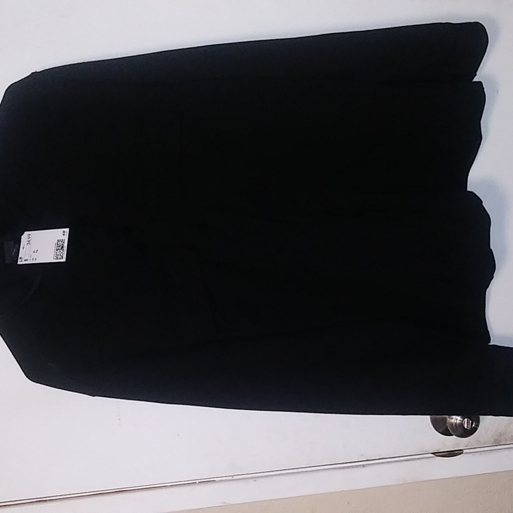 Men. Black regular fit shirt jacket